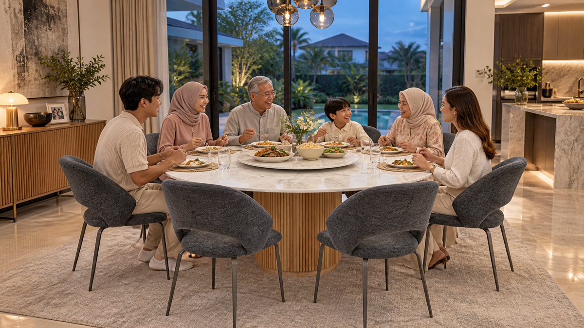 CL-0232 dining table lifestyle image 09