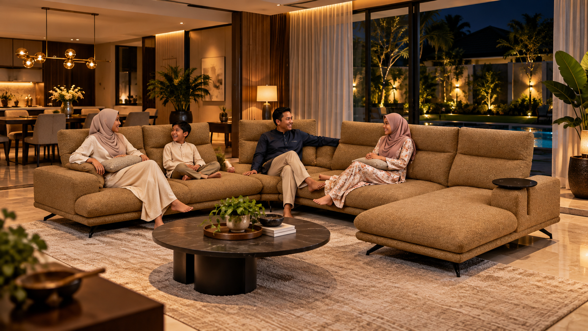 GAVORA sectional sofa lifestyle image 12