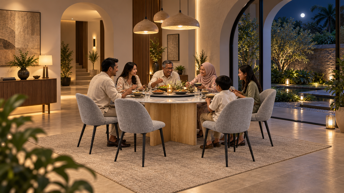 CL-0235 dining table lifestyle image 12