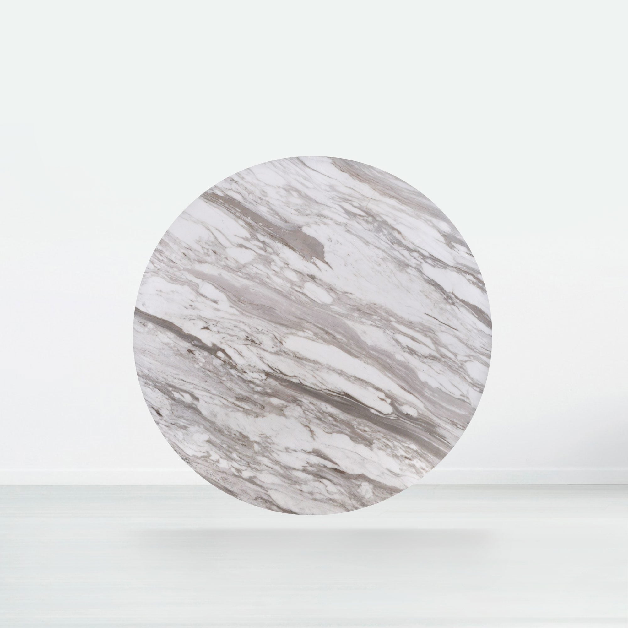 5ft Round Volakas Natural Marble Dining Table