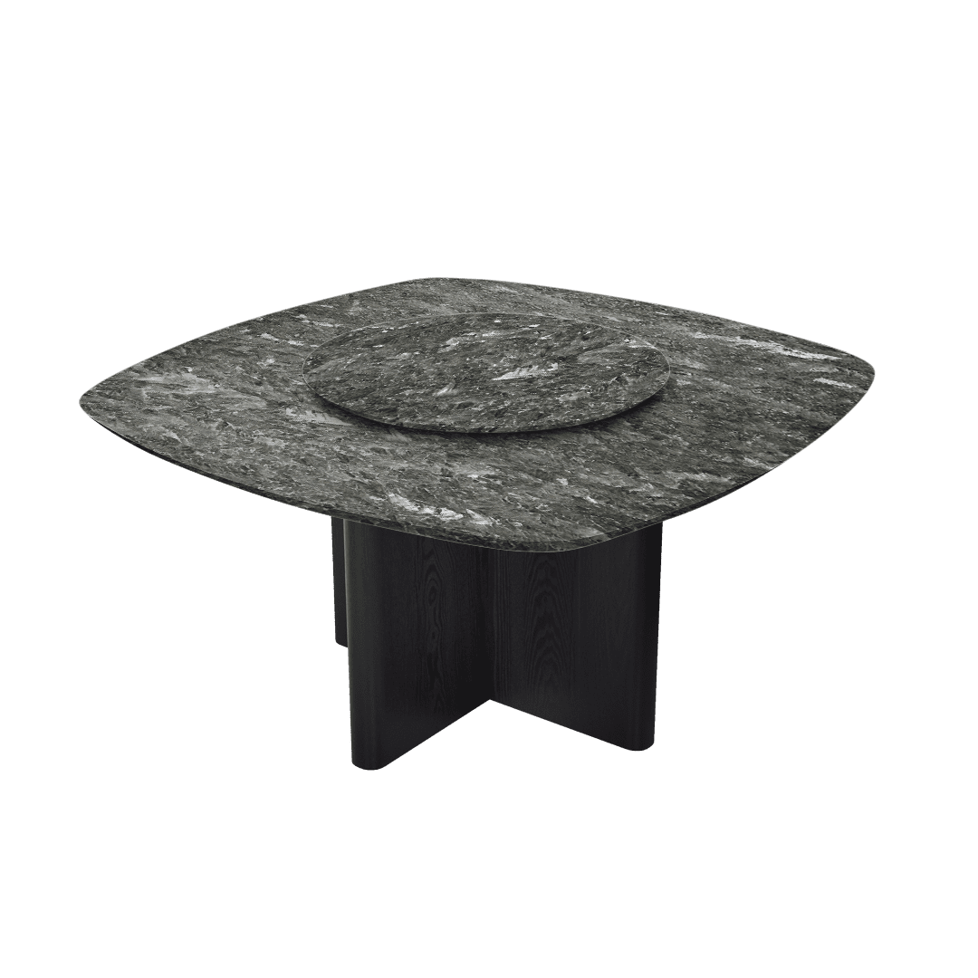 5ft Square Pearl Stone Natural Marble Dining Table