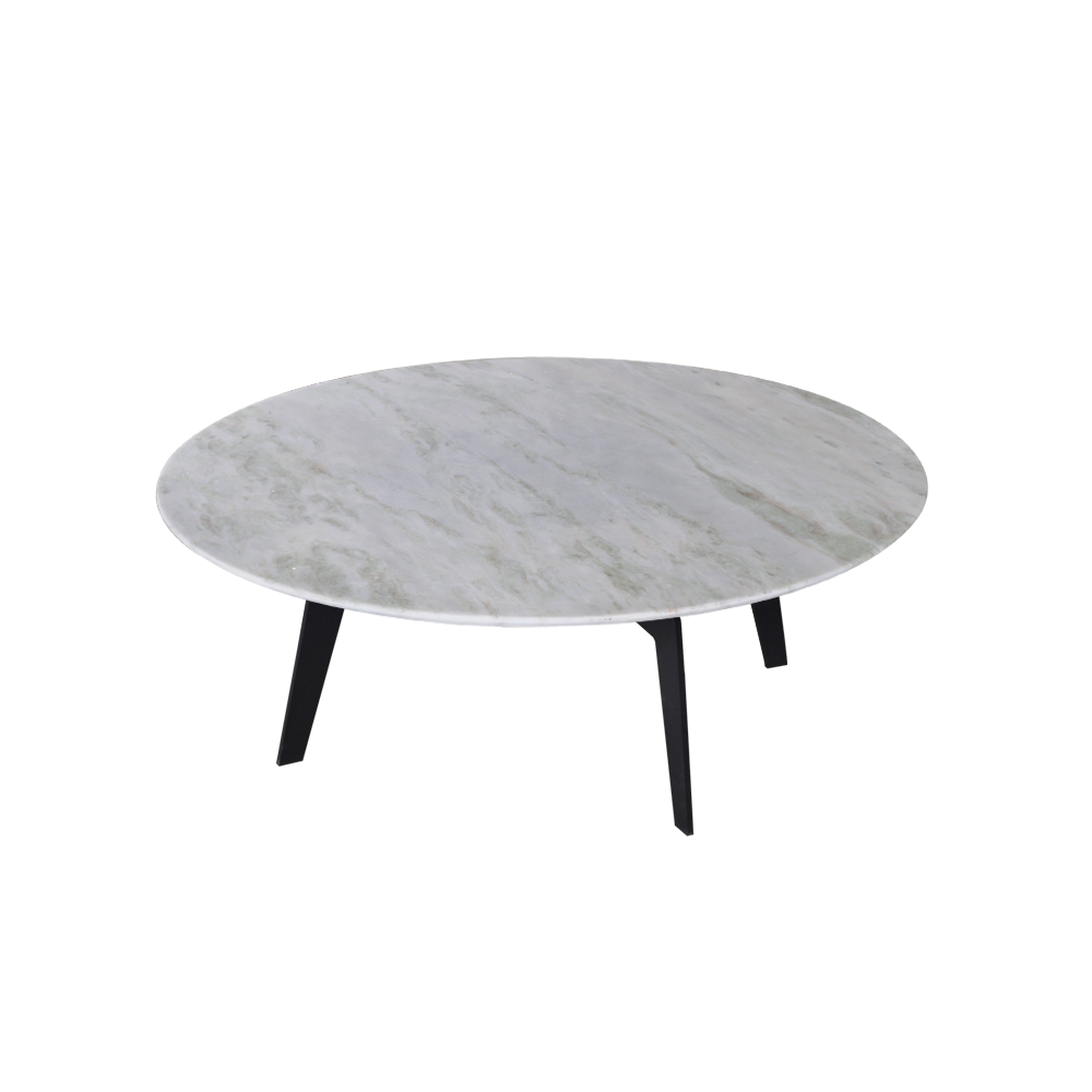 Round Norwegian Jade Natural Marble Coffee Table (1000mm)