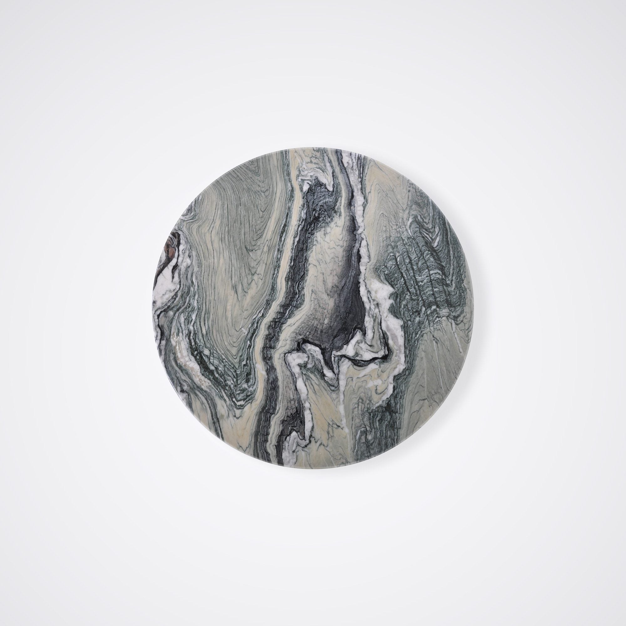 Round Kinawa Natural Marble Coffee Table (0.8m)