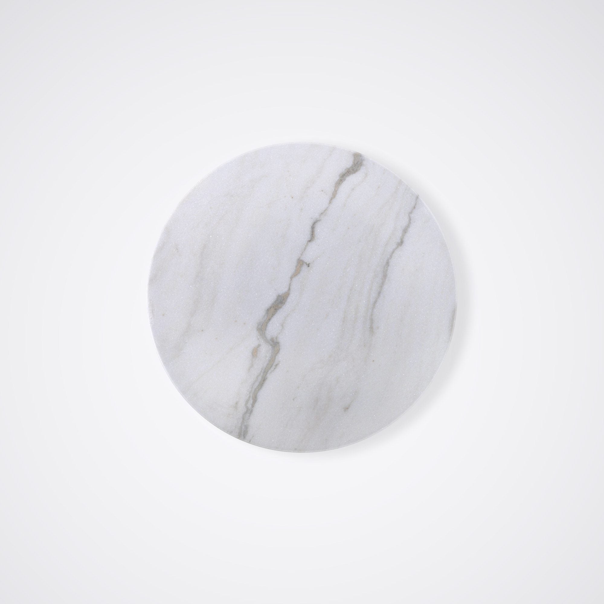Round Venus White Natural Marble Coffee Table (0.8m)