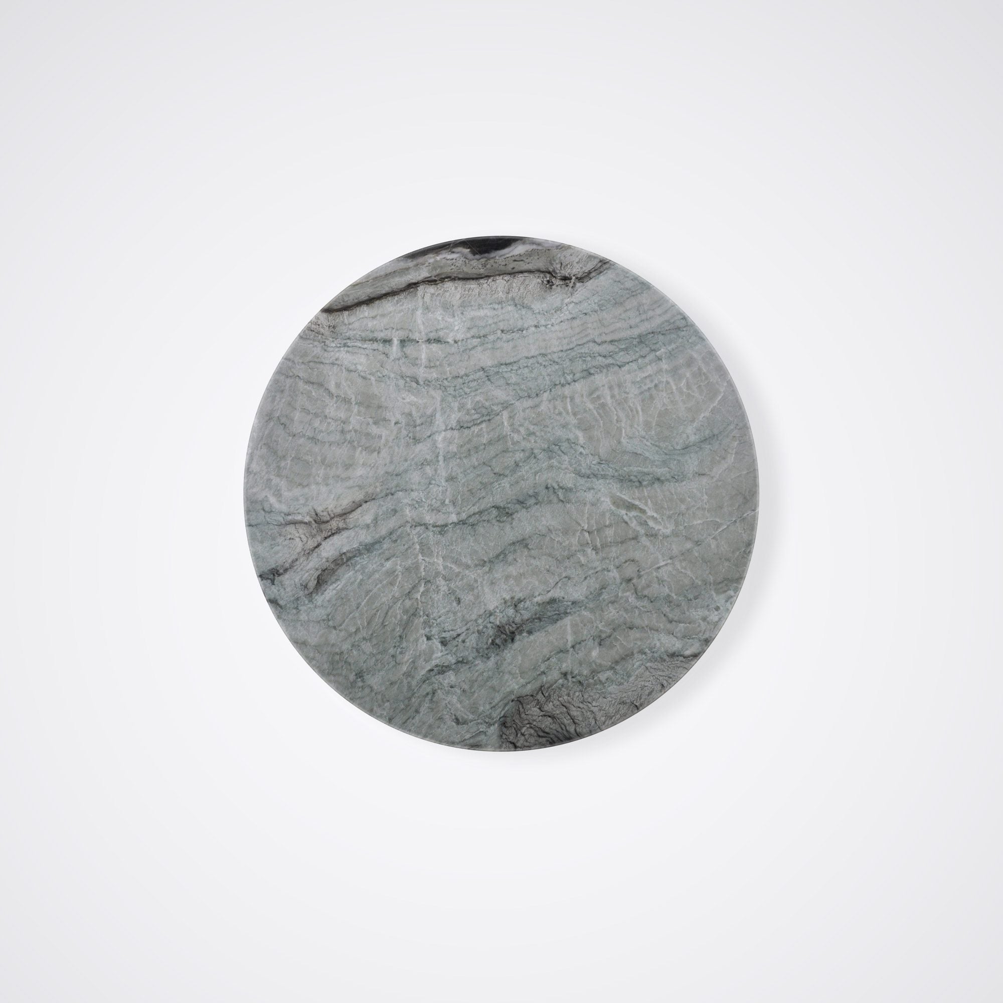 Round Forest Green Natural Marble Coffee Table (0.8m)