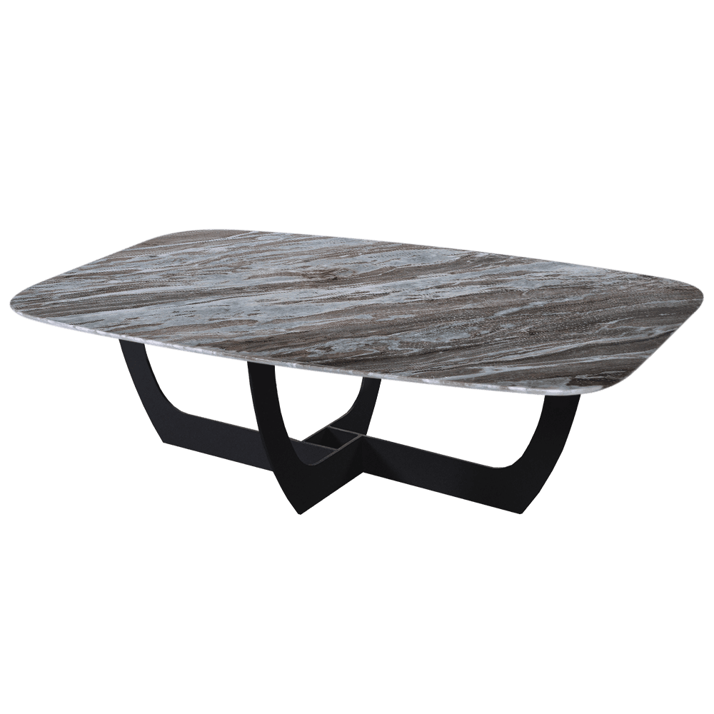 Rectangular Toronto Brown Natural Marble Coffee Table (1400mm x 800mm)