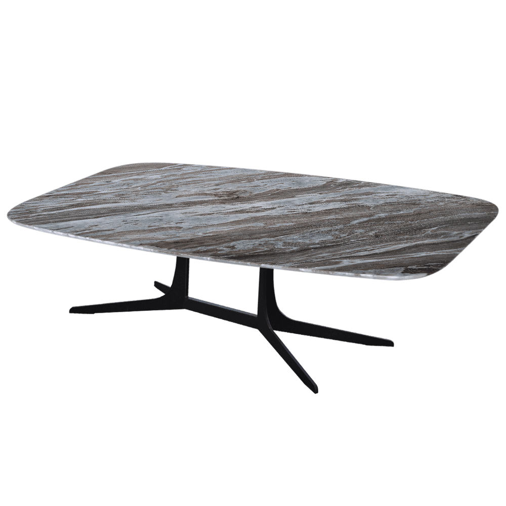 Rectangular Toronto Brown Natural Marble Coffee Table (1.4m x 0.8m)