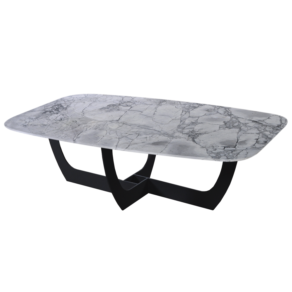 Rectangular Super White Dolomite Natural Marble Coffee Table (1400mm x 800mm)