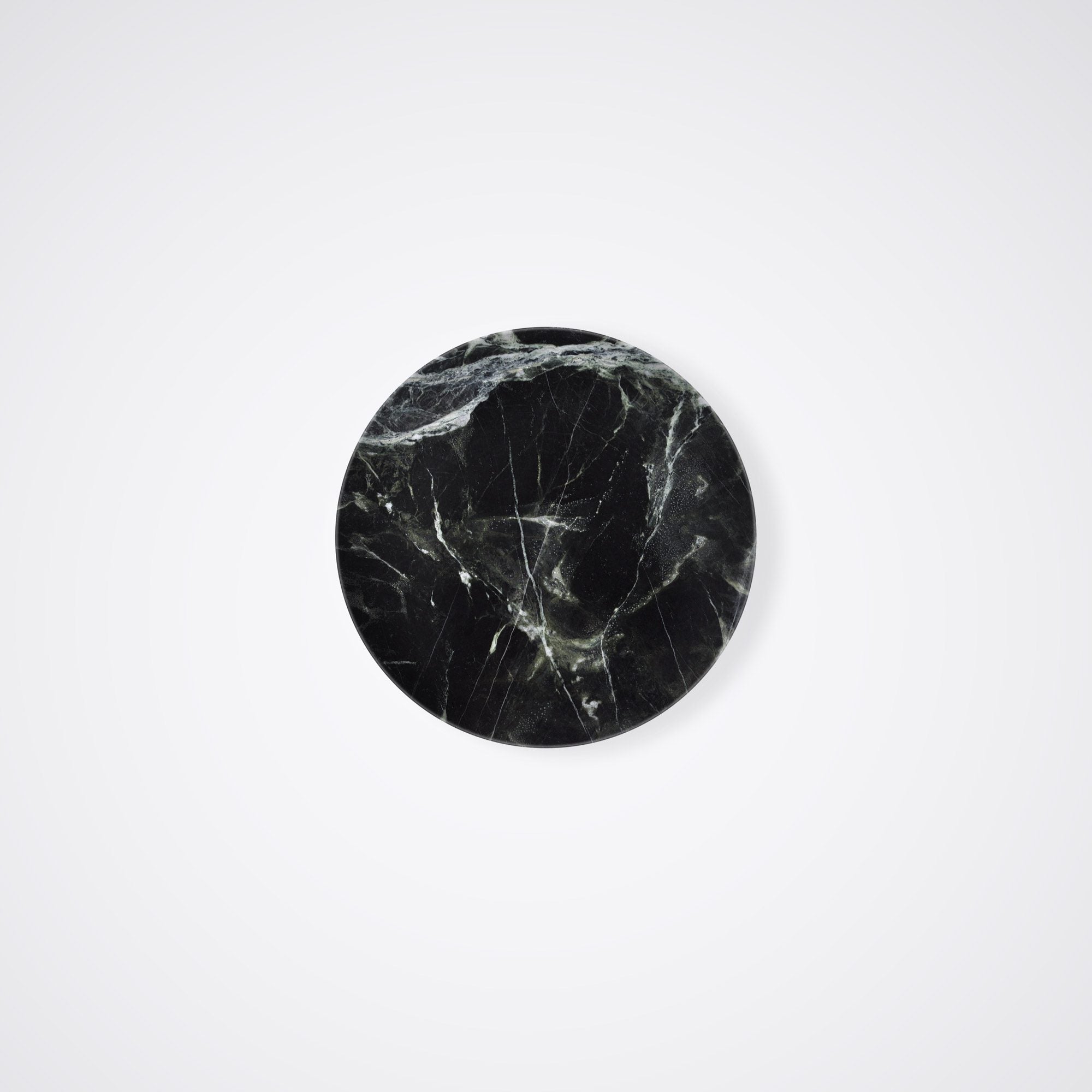 Round Verde Alpi Natural Marble Side Table (0.6m)