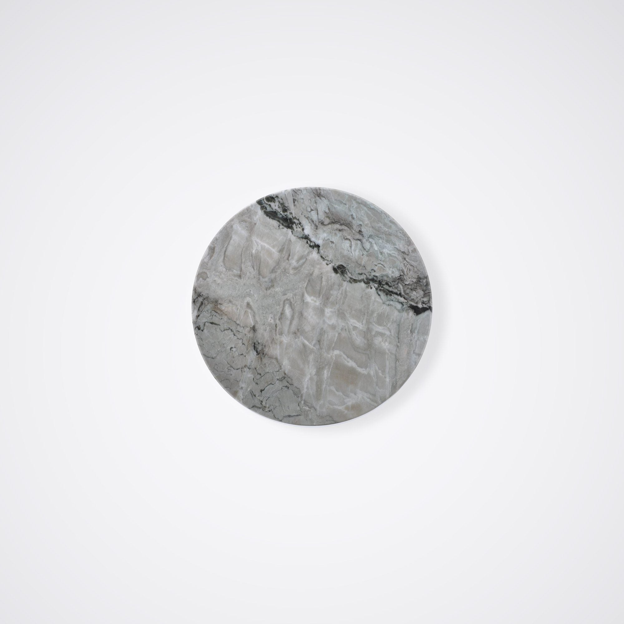 Round Forest Green Natural Marble Side Table (600mm)