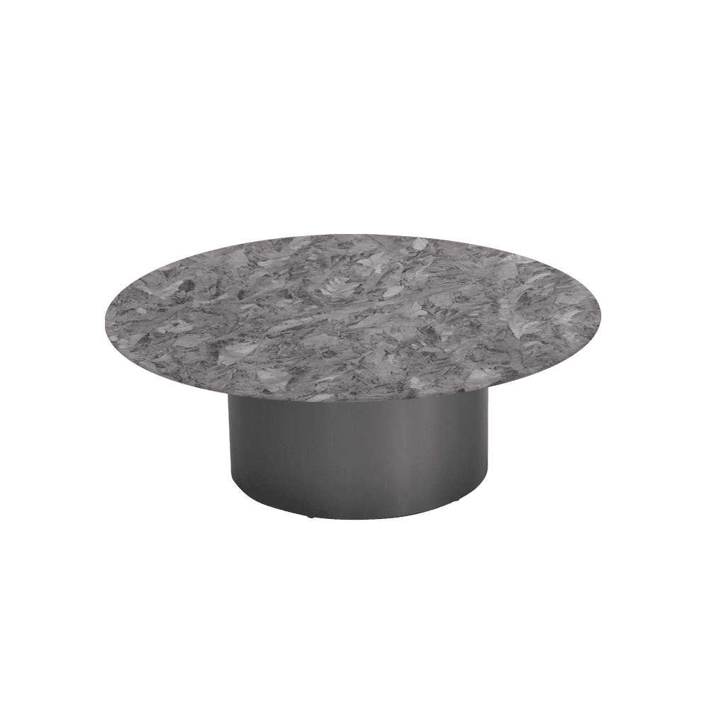 YUNA – Mix & Match Marble Coffee Table with Stainless Steel Leg (1000mm)