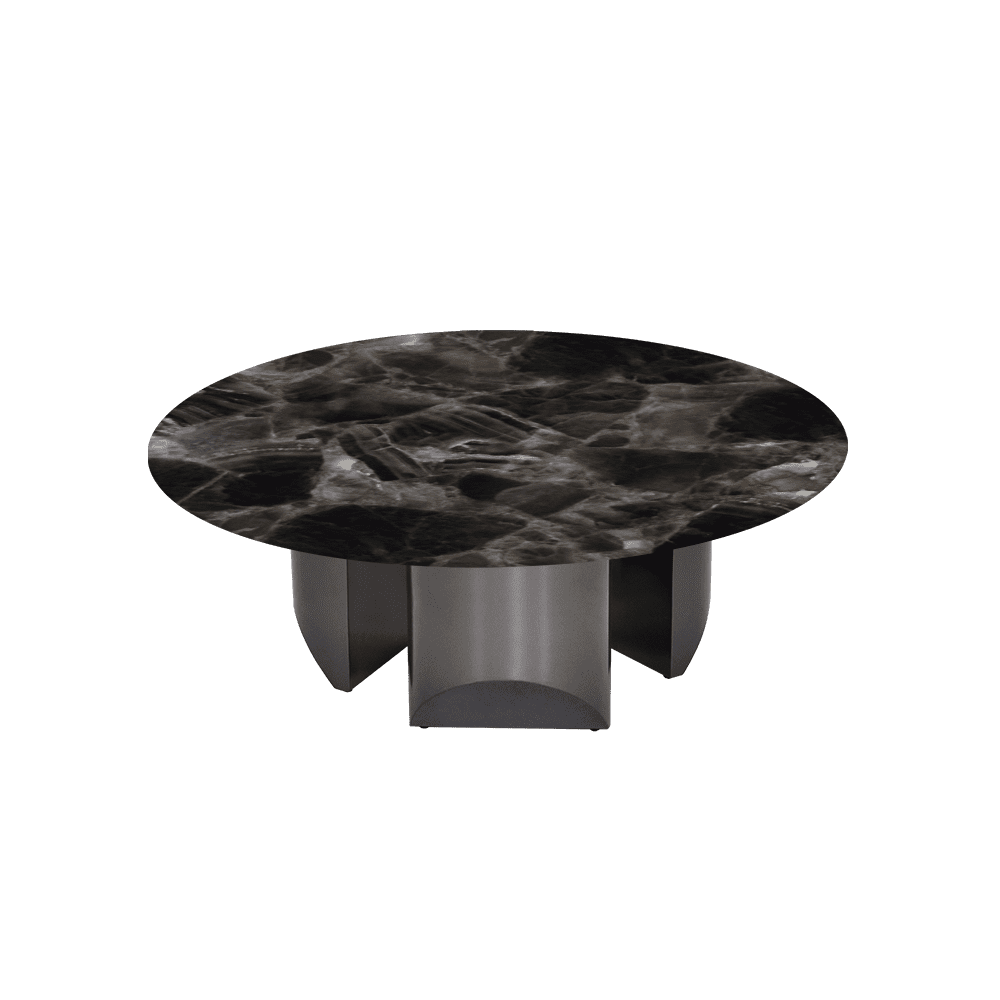 NOA – Mix & Match Marble Coffee Table with Stainless Steel Leg (1000mm)