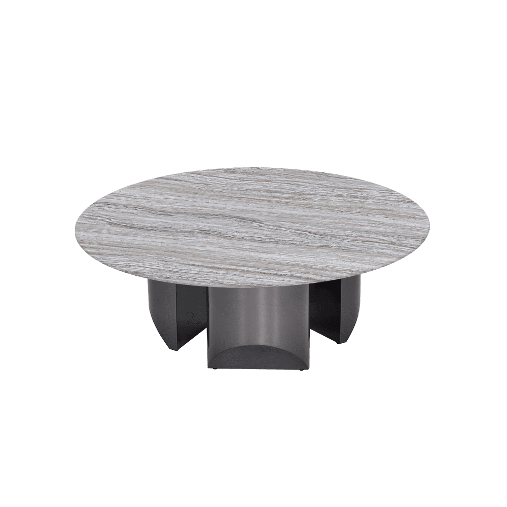 NOA – Mix & Match Marble Coffee Table with Stainless Steel Leg (1000mm)