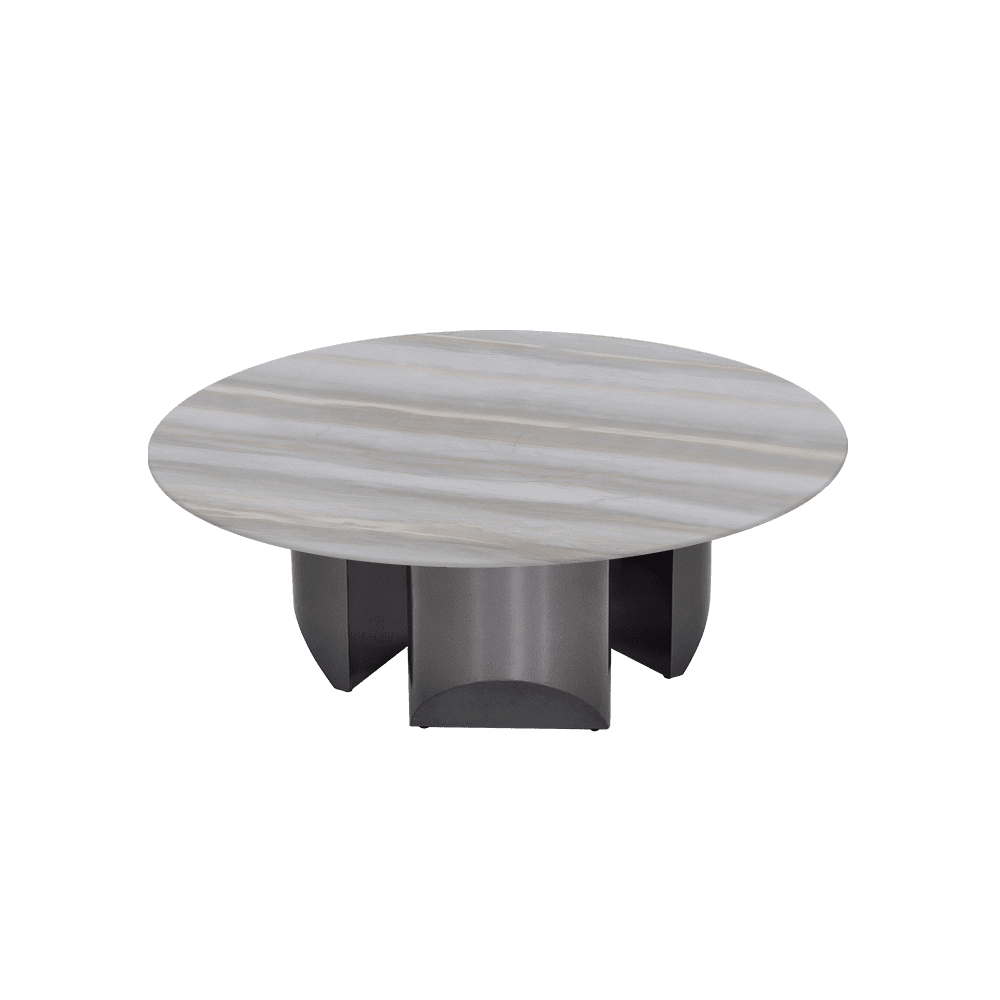 NOA – Mix & Match Marble Coffee Table with Stainless Steel Leg (1000mm)