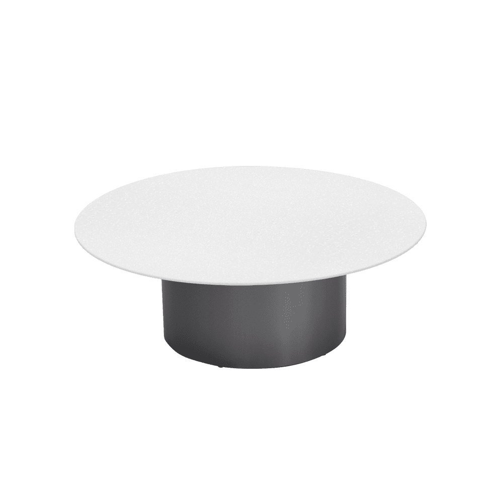 YUNA – Mix & Match Marble Coffee Table with Stainless Steel Leg (1000mm)