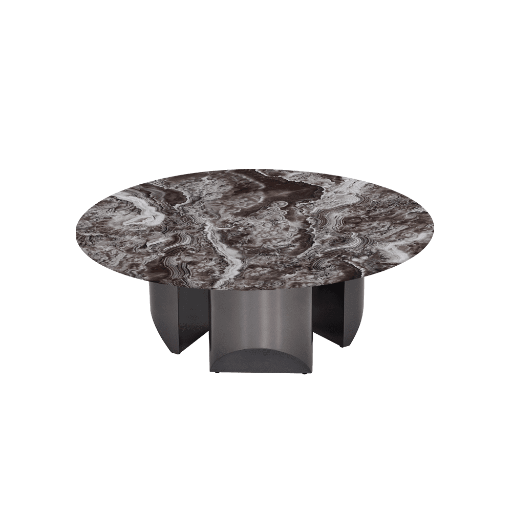NOA – Mix & Match Marble Coffee Table with Stainless Steel Leg (1000mm)
