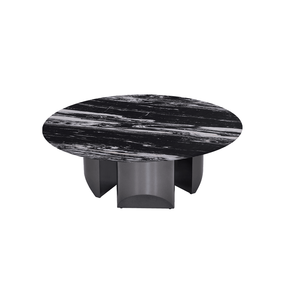 NOA – Mix & Match Marble Coffee Table with Stainless Steel Leg (1000mm)