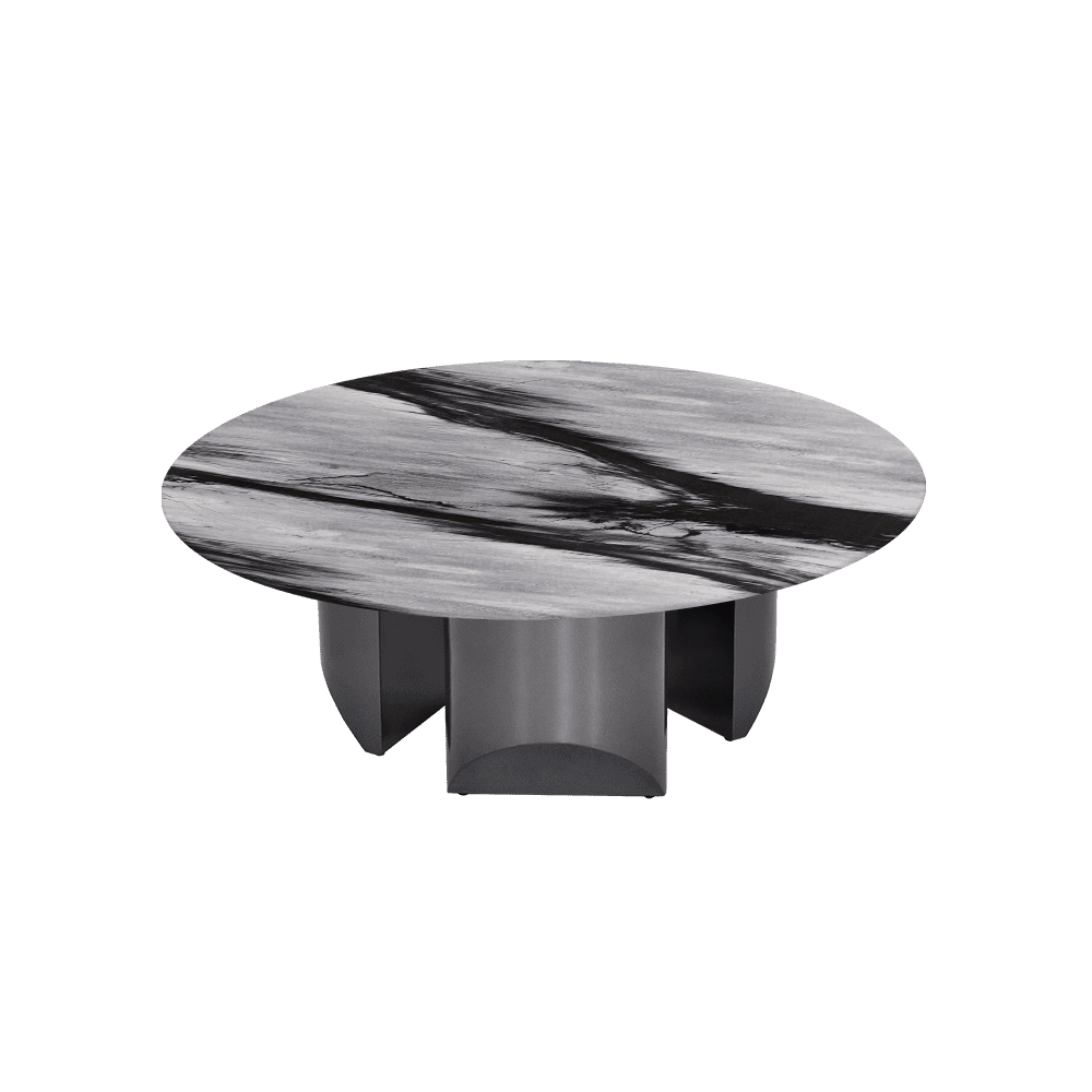 NOA – Mix & Match Marble Coffee Table with Stainless Steel Leg (1000mm)