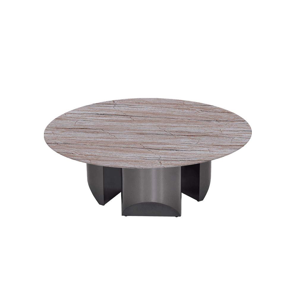 NOA – Mix & Match Marble Coffee Table with Stainless Steel Leg (1000mm)