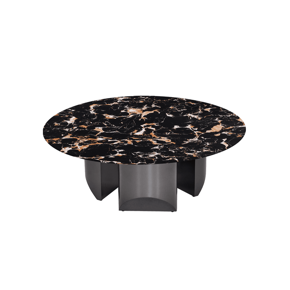 NOA – Mix & Match Marble Coffee Table with Stainless Steel Leg (1000mm)