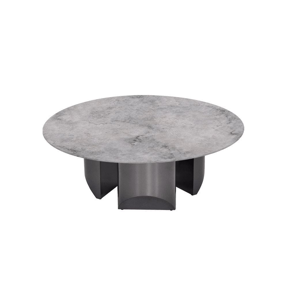 NOA – Mix & Match Marble Coffee Table with Stainless Steel Leg (1000mm)