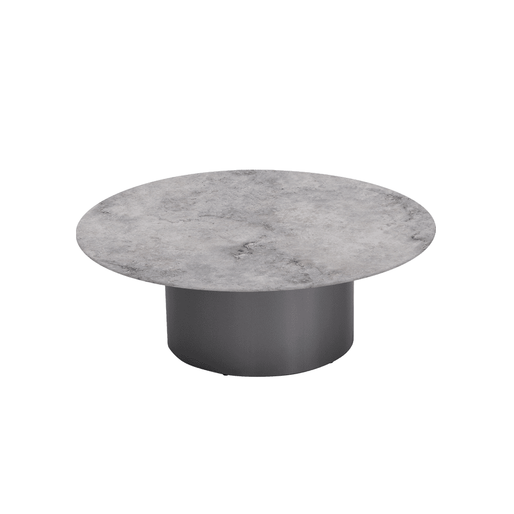 YUNA – Mix & Match Marble Coffee Table with Stainless Steel Leg (1000mm)