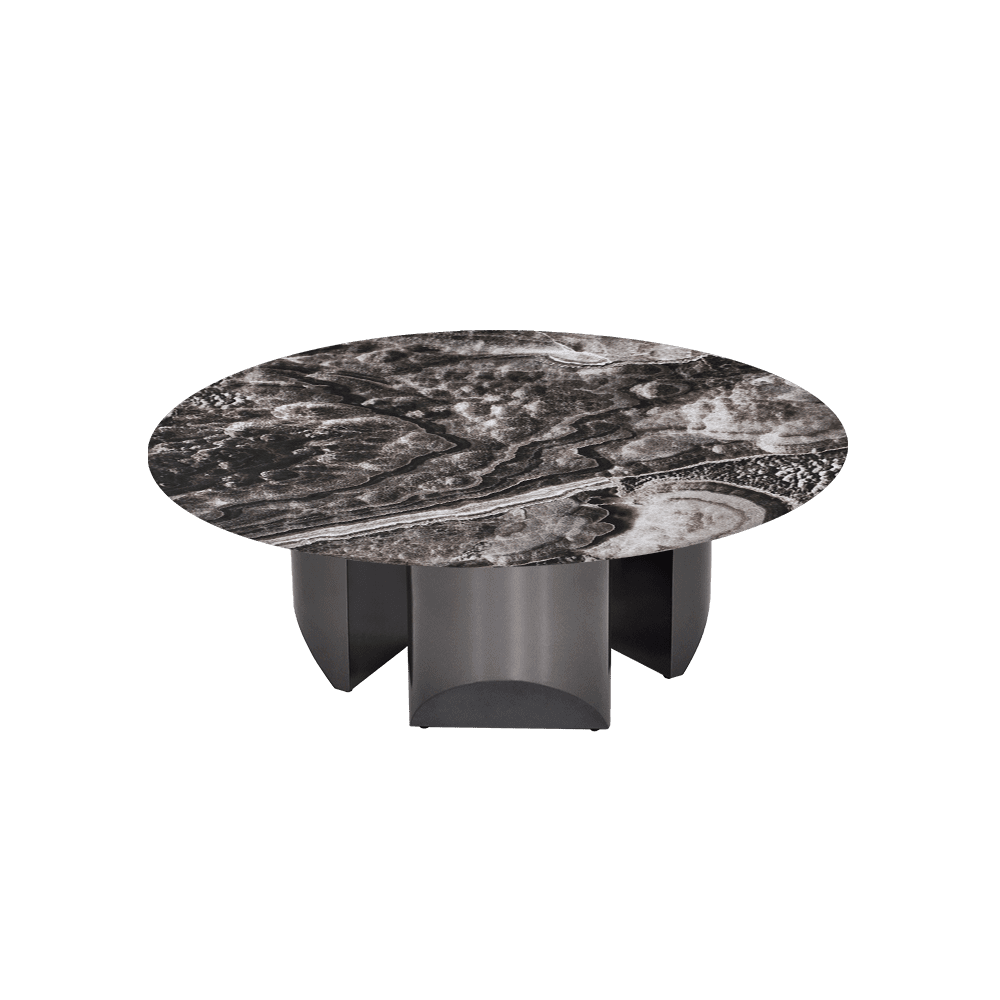 NOA – Mix & Match Marble Coffee Table with Stainless Steel Leg (1000mm)