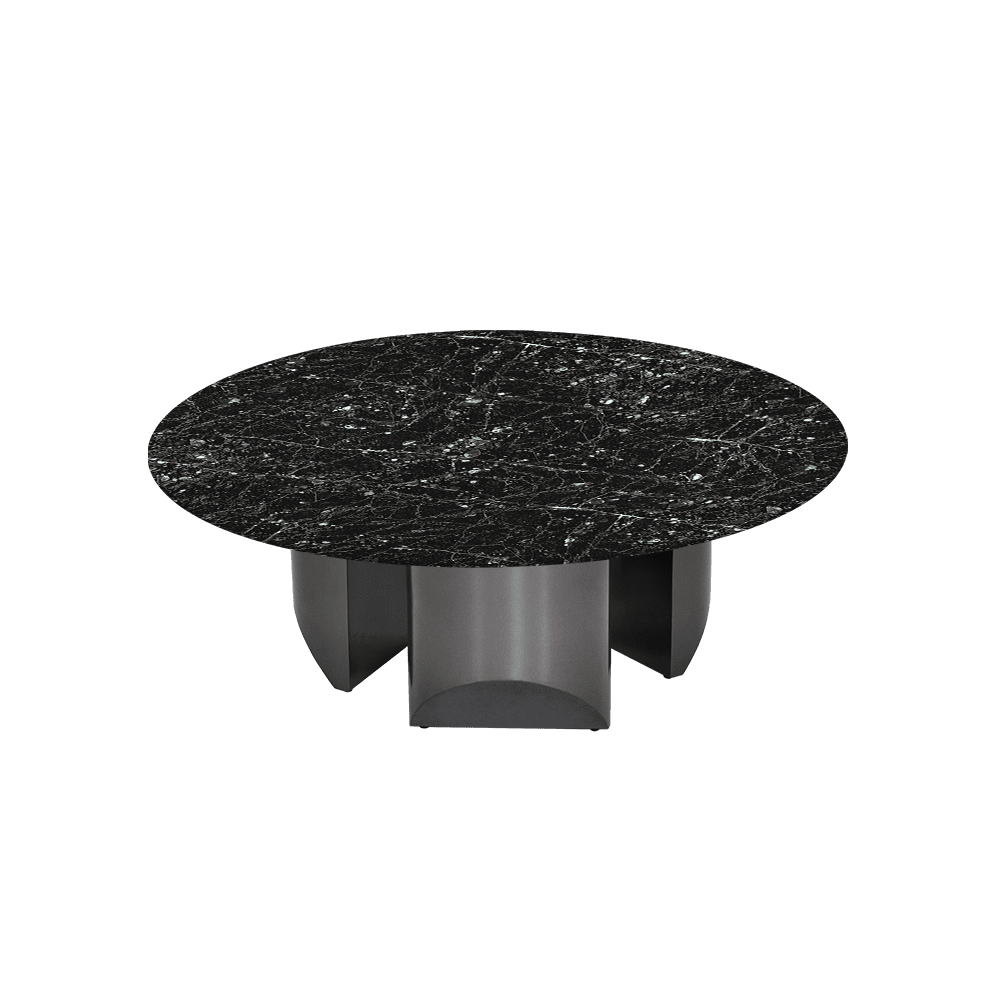 NOA – Mix & Match Marble Coffee Table with Stainless Steel Leg (1000mm)
