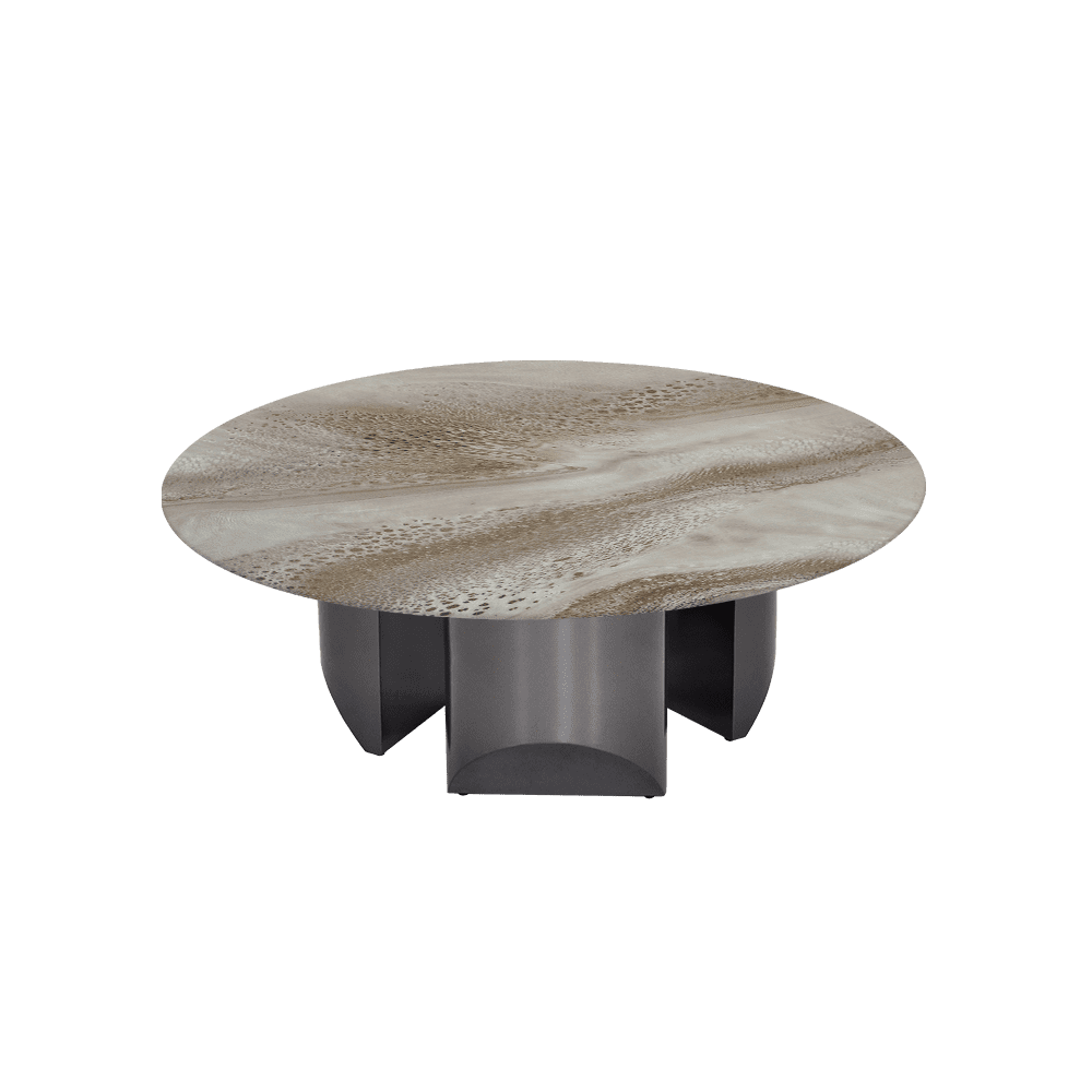 NOA – Mix & Match Marble Coffee Table with Stainless Steel Leg (1000mm)