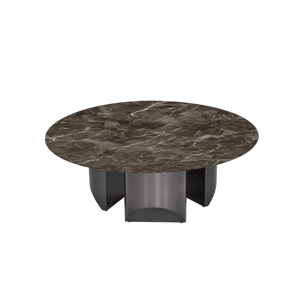 NOA – Mix & Match Marble Coffee Table with Stainless Steel Leg (1000mm)