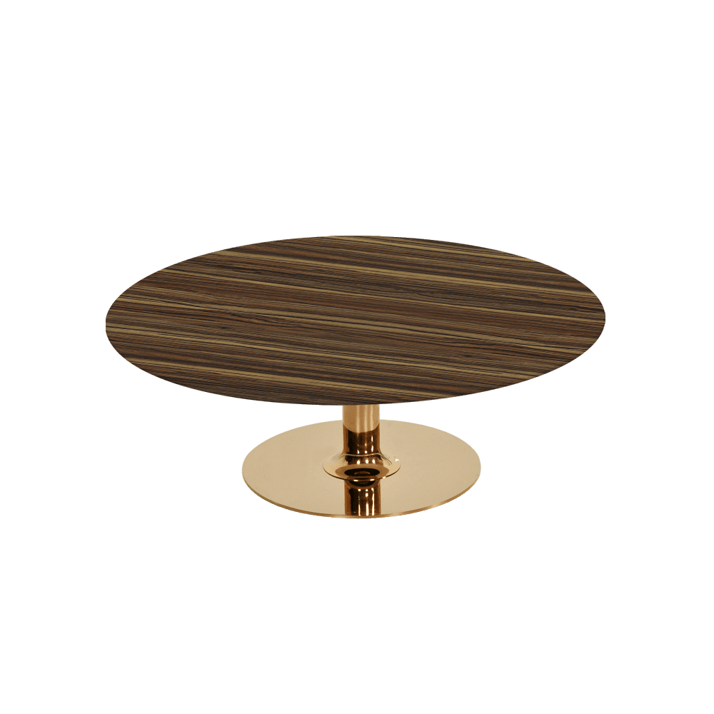 BELLA – Mix & Match Marble Coffee Table with Gold Coloured Stainless Steel Base (1000mm)