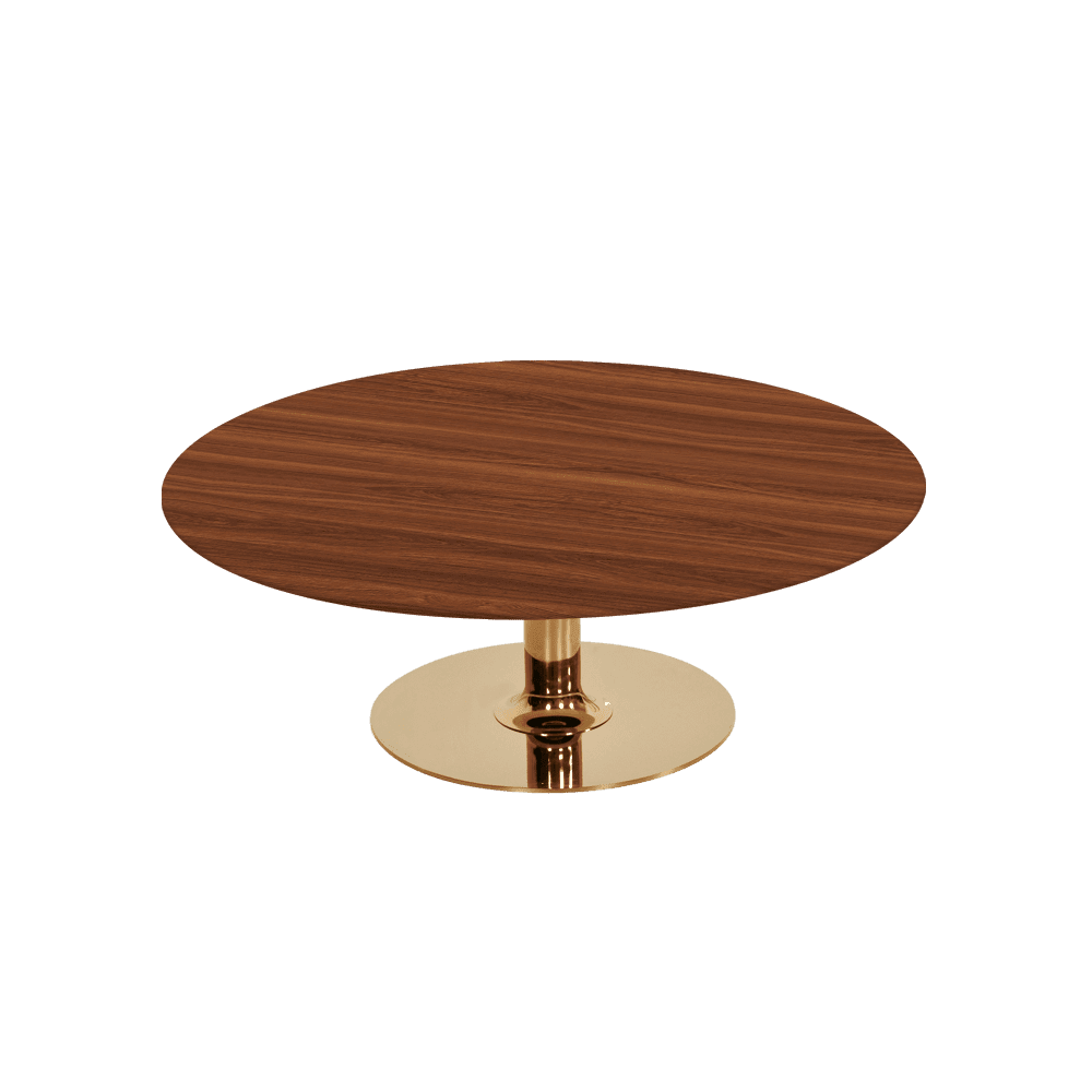 BELLA – Mix & Match Marble Coffee Table with Gold Coloured Stainless Steel Base (1000mm)