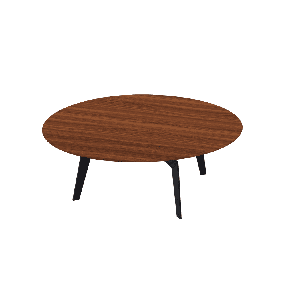 ELENA – Mix & Match Marble Coffee Table with Black Metal Leg (1000mm)