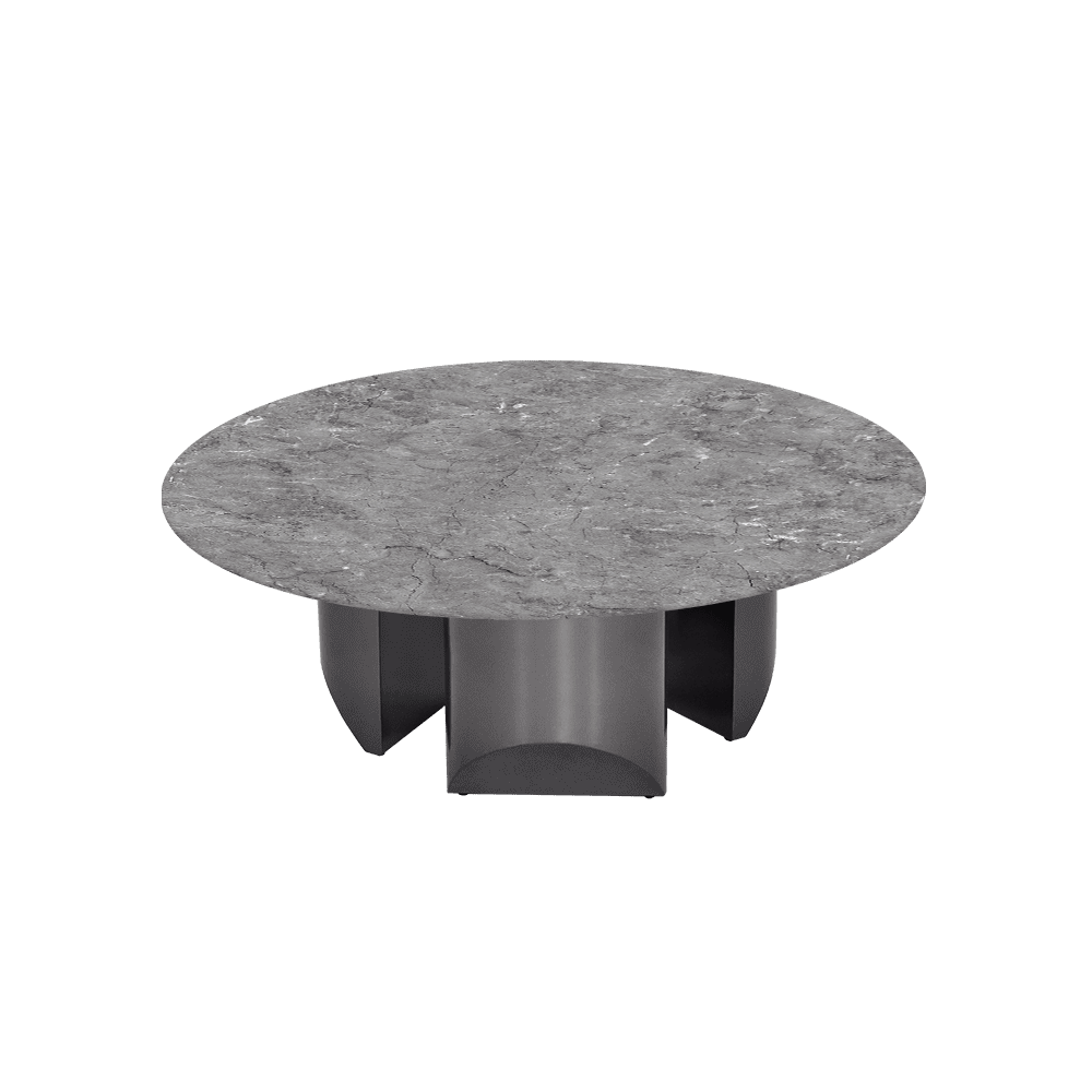 NOA – Mix & Match Marble Coffee Table with Stainless Steel Leg (1000mm)
