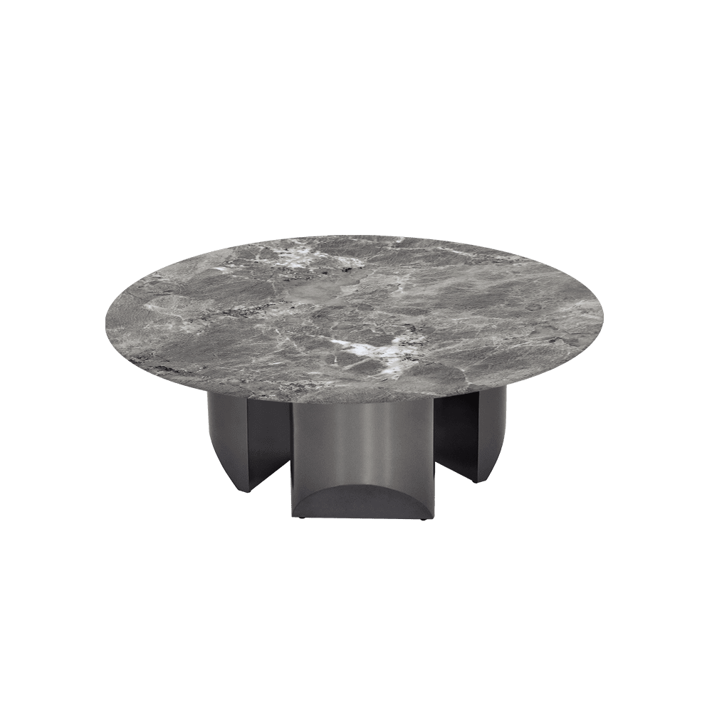 NOA – Mix & Match Marble Coffee Table with Stainless Steel Leg (1000mm)