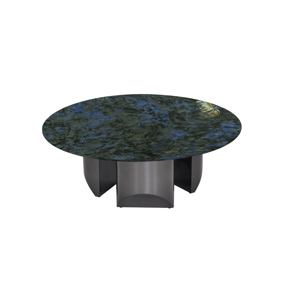 NOA – Mix & Match Marble Coffee Table with Stainless Steel Leg (1.0m)