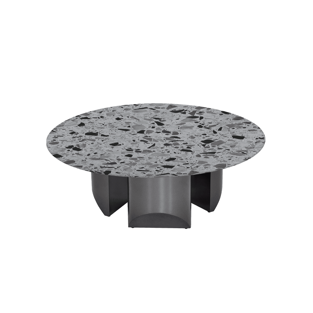 NOA – Mix & Match Marble Coffee Table with Stainless Steel Leg (1000mm)