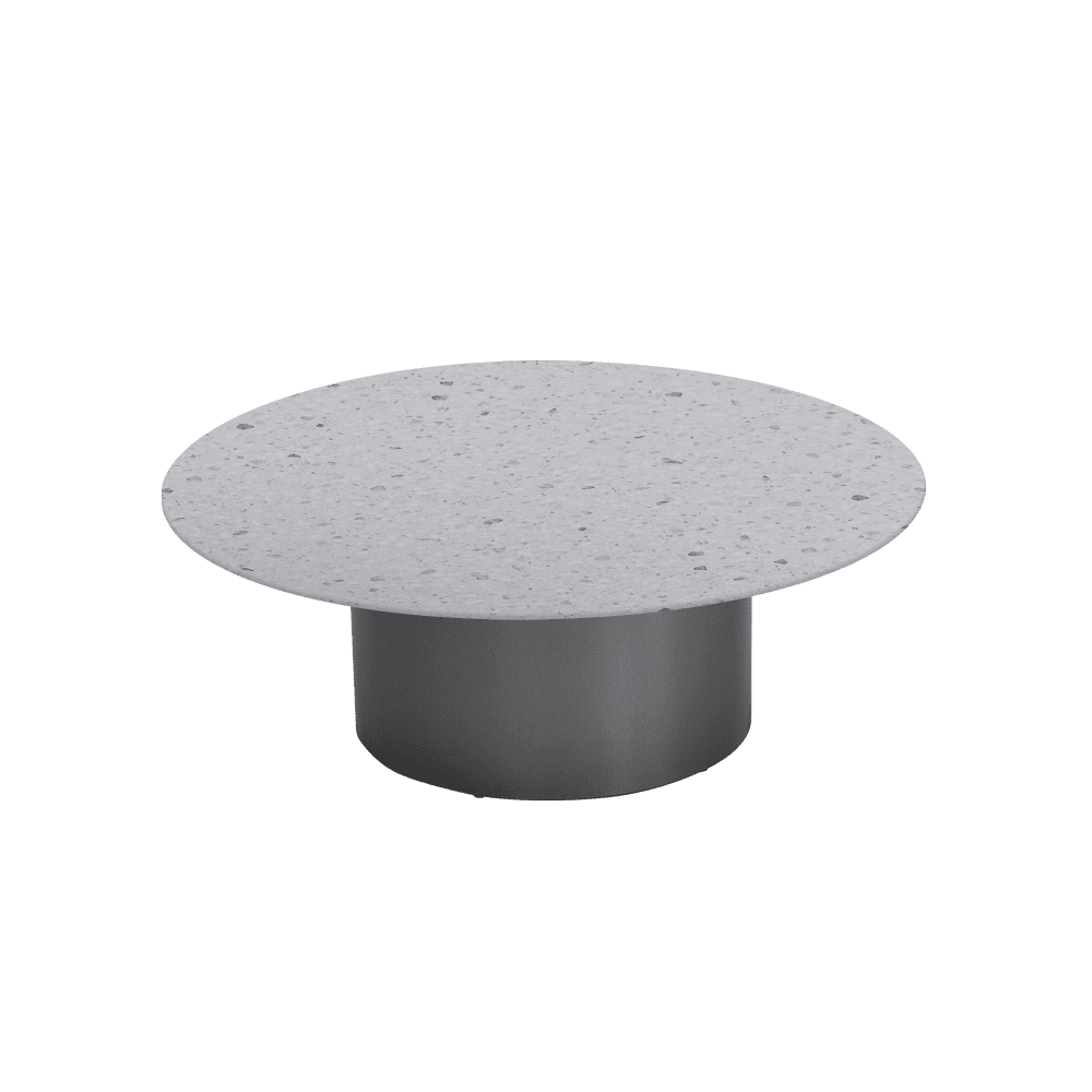 YUNA – Mix & Match Marble Coffee Table with Stainless Steel Leg (1000mm)