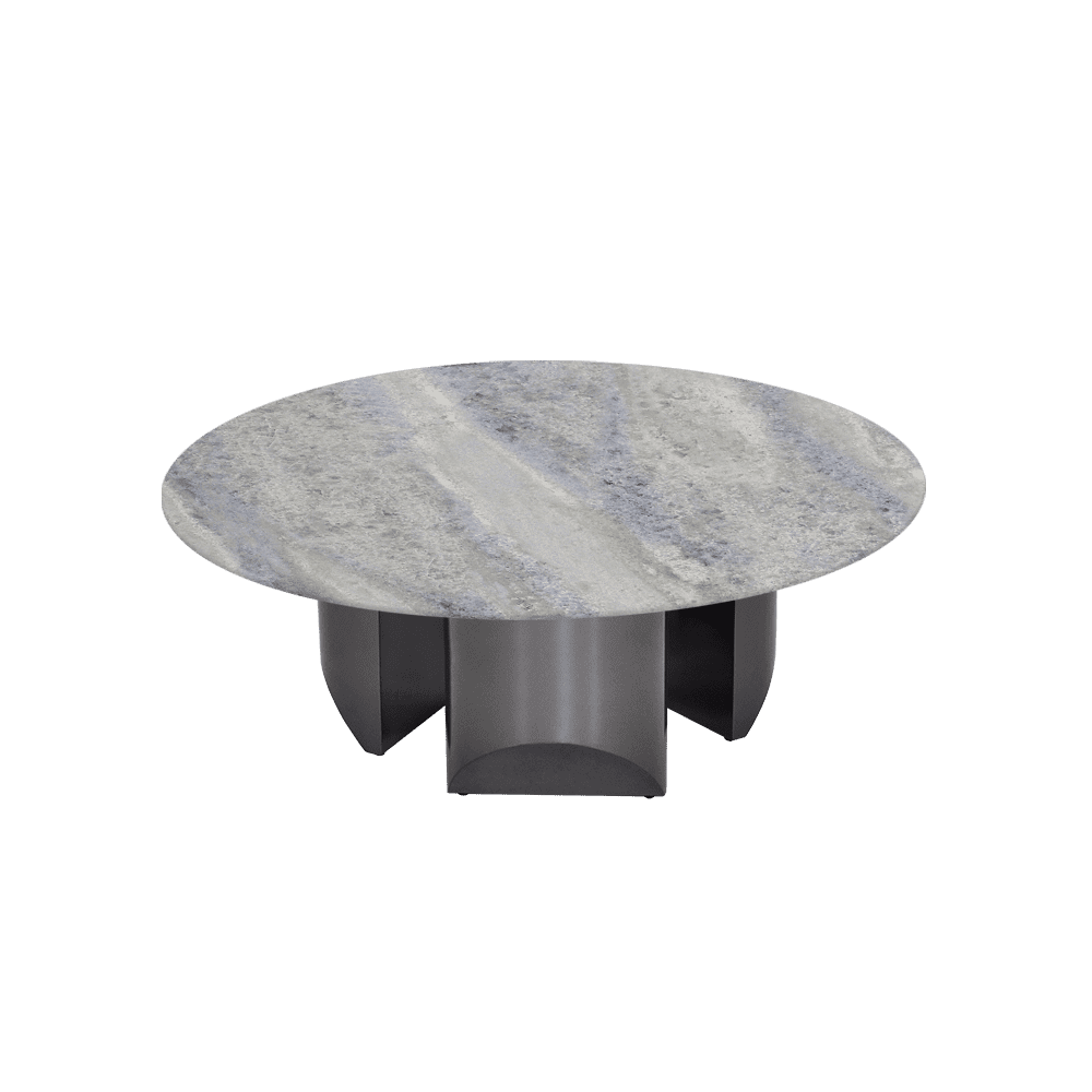 NOA – Mix & Match Marble Coffee Table with Stainless Steel Leg (1000mm)