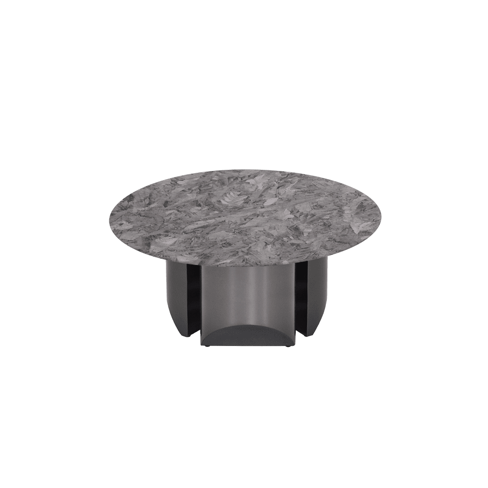 NOA – Mix & Match Marble Coffee Table with Stainless Steel Leg (0.8m)