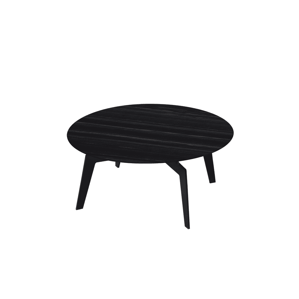 ELENA – Mix & Match Marble Coffee Table with Black Metal Leg (0.8m)