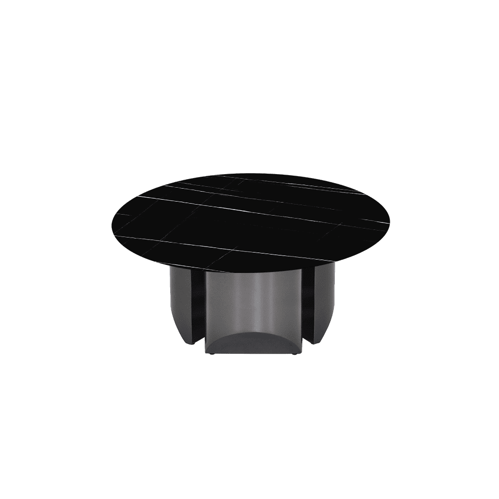 NOA – Mix & Match Marble Coffee Table with Stainless Steel Leg (0.8m)