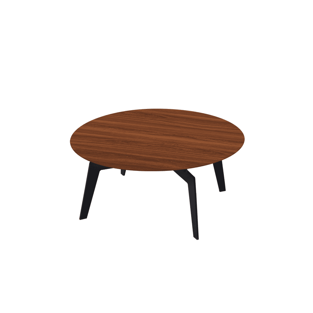 ELENA – Mix & Match Marble Coffee Table with Black Metal Leg (0.8m)