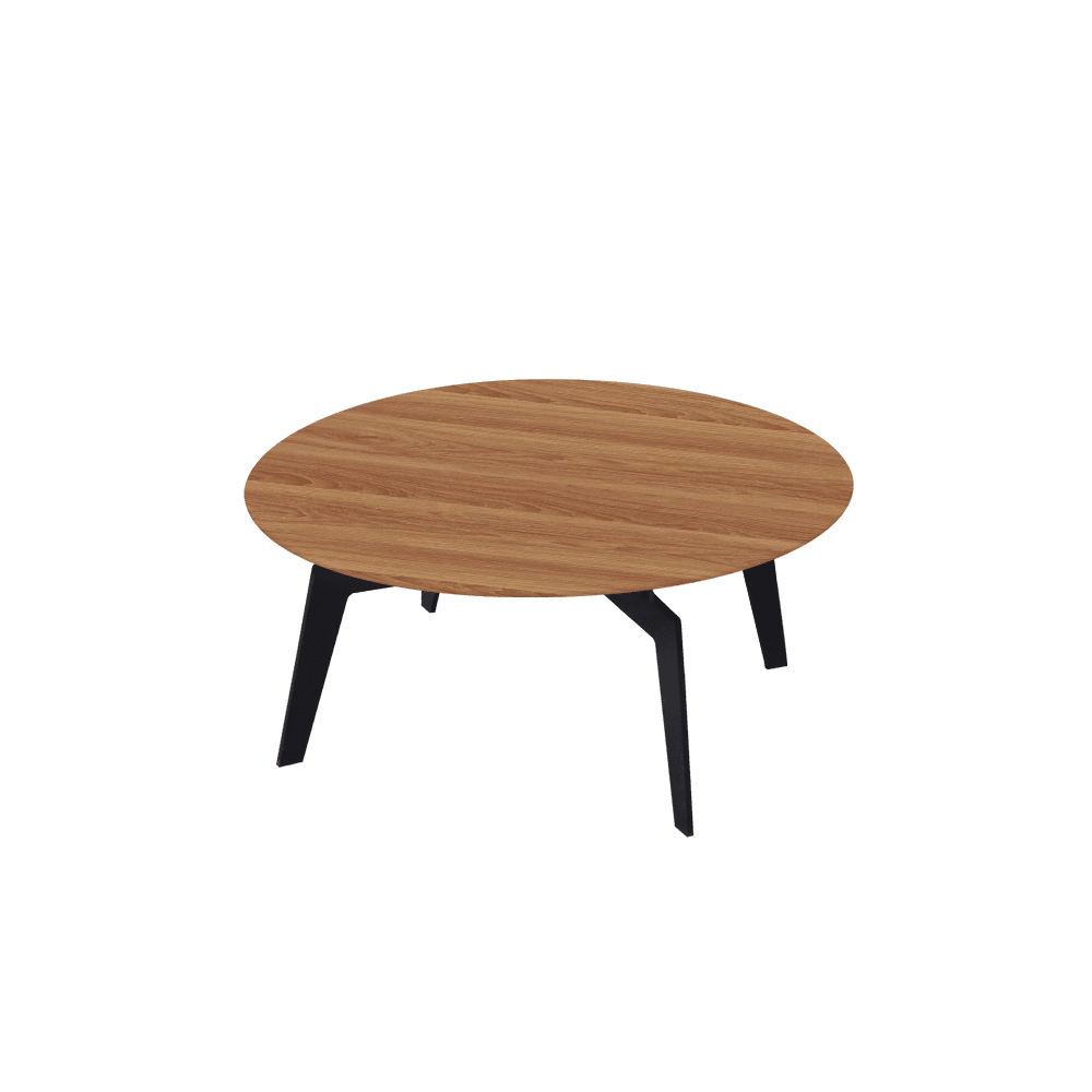 ELENA – Mix & Match Marble Coffee Table with Black Metal Leg (0.8m)