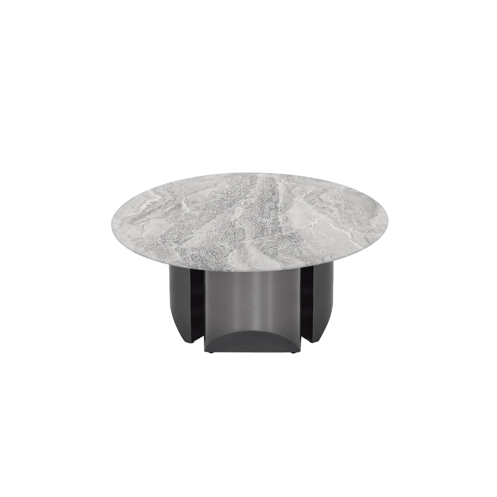 NOA – Mix & Match Marble Coffee Table with Stainless Steel Leg (0.8m)