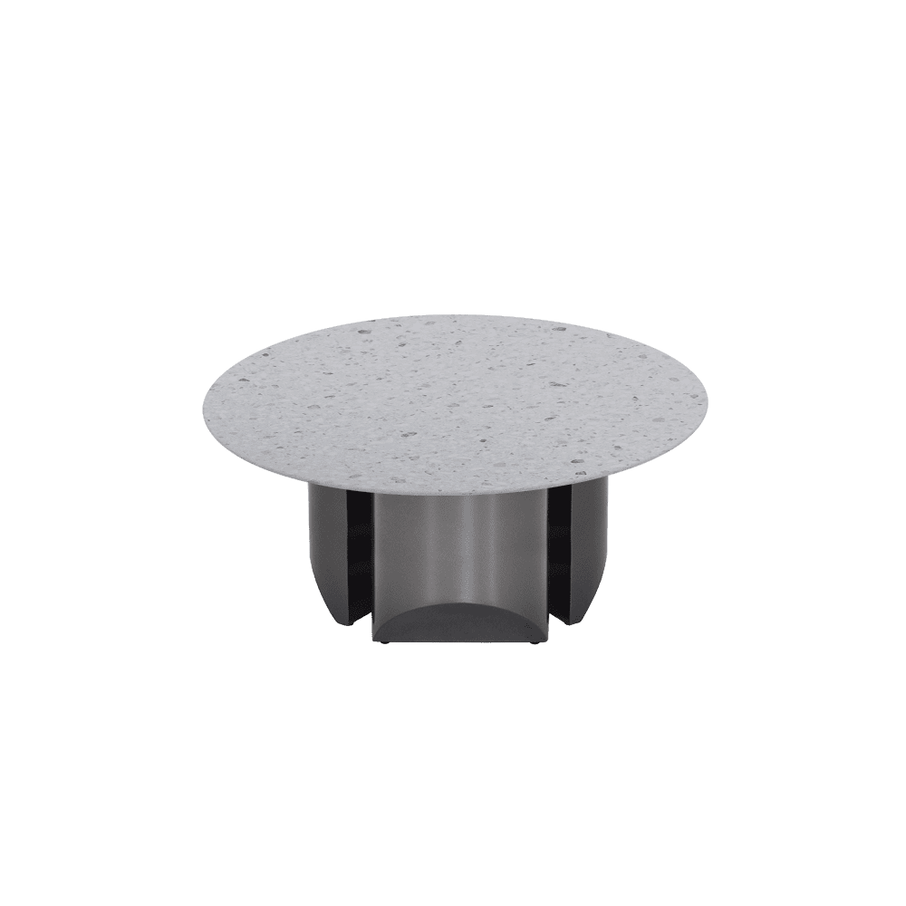 NOA – Mix & Match Marble Coffee Table with Stainless Steel Leg (0.8m)