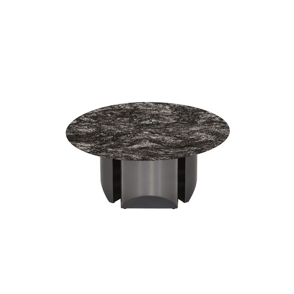 NOA – Mix & Match Marble Coffee Table with Stainless Steel Leg (0.8m)