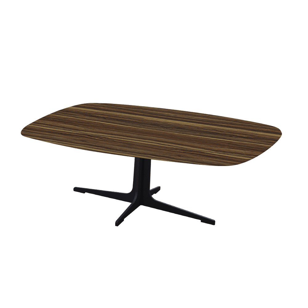 TARINA – Mix & Match Marble Coffee Table with Black Metal Leg (1200mm x 700mm)