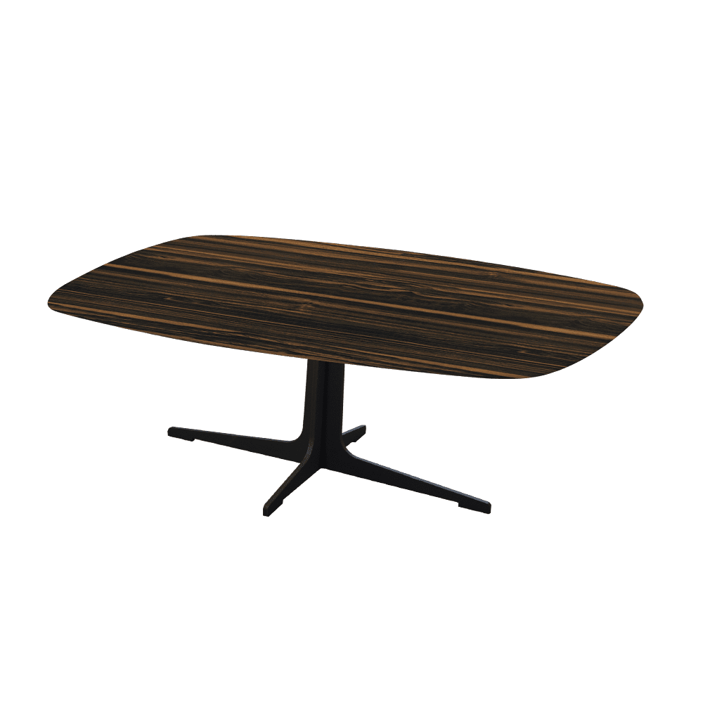 TARINA – Mix & Match Marble Coffee Table with Black Metal Leg (1200mm x 700mm)