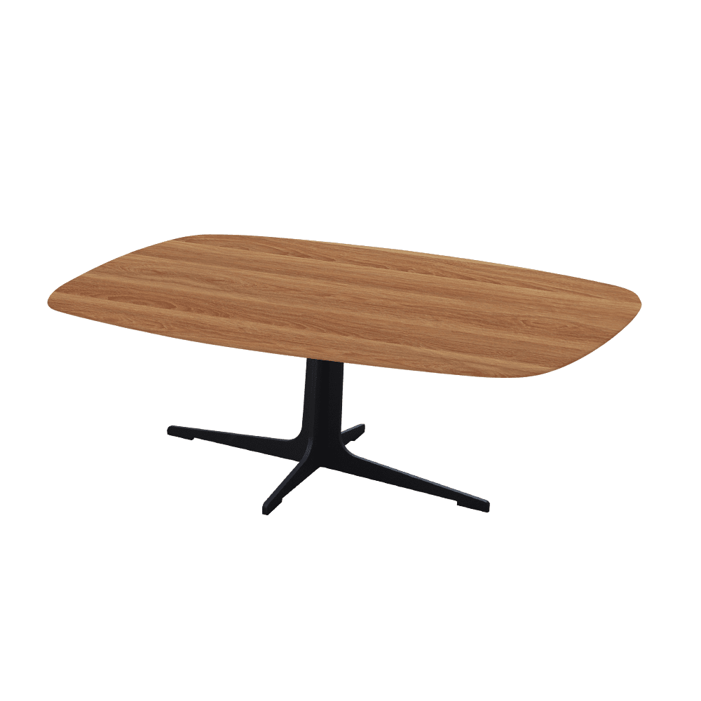TARINA – Mix & Match Marble Coffee Table with Black Metal Leg (1200mm x 700mm)
